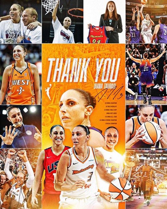 傳奇落幕！WNBA巨星陶樂(lè)西宣布退役 結(jié)束20年職業(yè)生涯