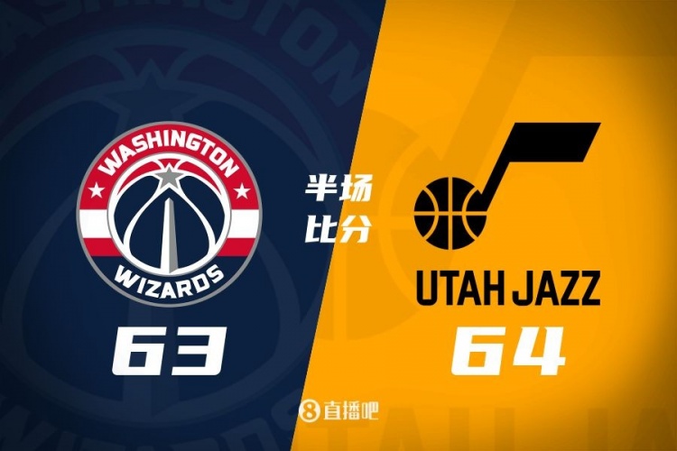 狀元之爭！半場戰(zhàn)報：奇才63-64落后爵士 薩爾20分&塞克斯頓16分
