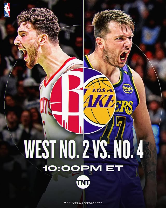 狂野西部焦點大戰(zhàn)！NBA官方發(fā)布火湖大戰(zhàn)海報：申京VS東契奇