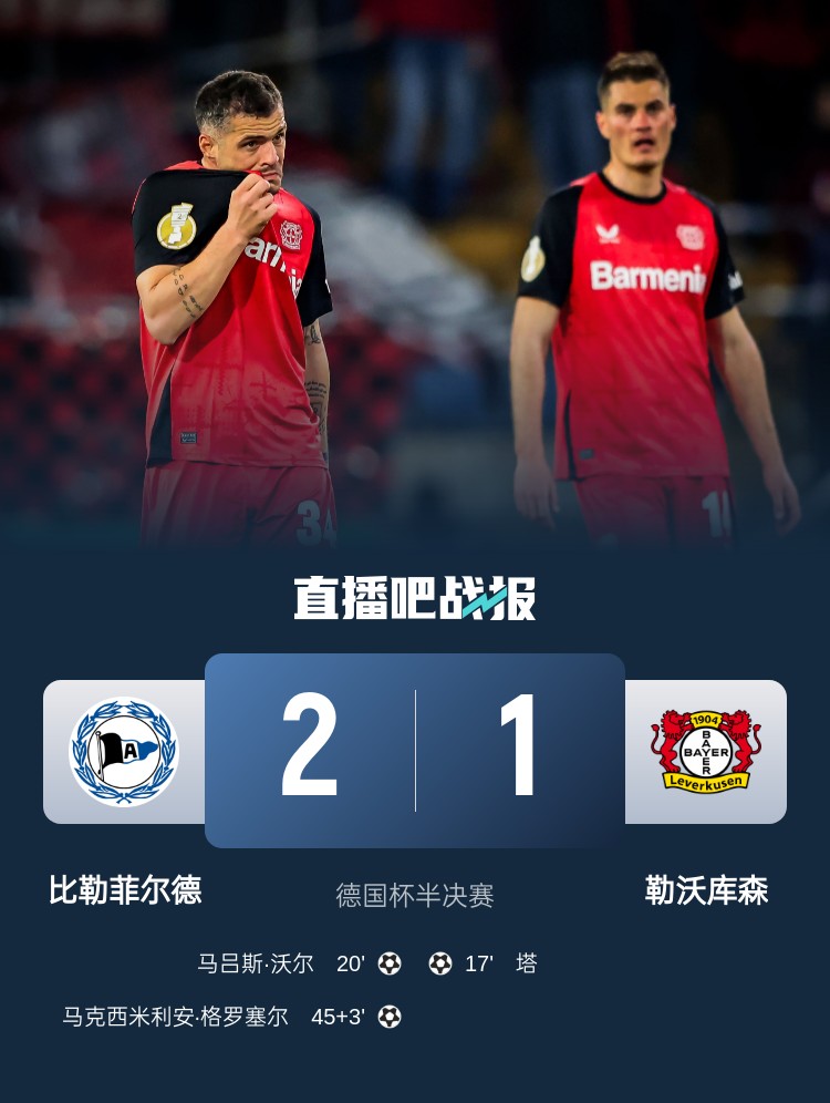 比勒菲爾德是史上第4支晉級德國杯決賽的德丙球隊(duì)，此前3隊(duì)未奪冠